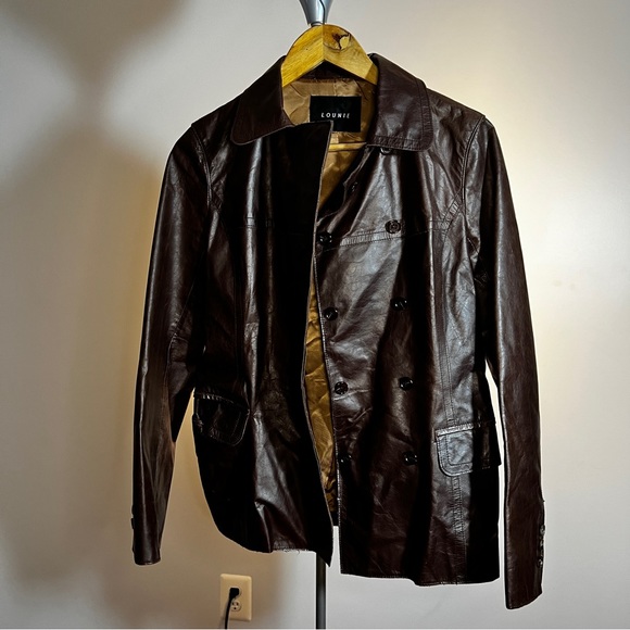 LOUINE | Brown Jacket | 100% Leather Jacket - Picture 5 of 6